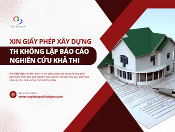 XIN GIẤY PHÉP XÂY DỰNG (Trường hợp không phải làm thẩm định báo cáo nghiên cứu khả thi)