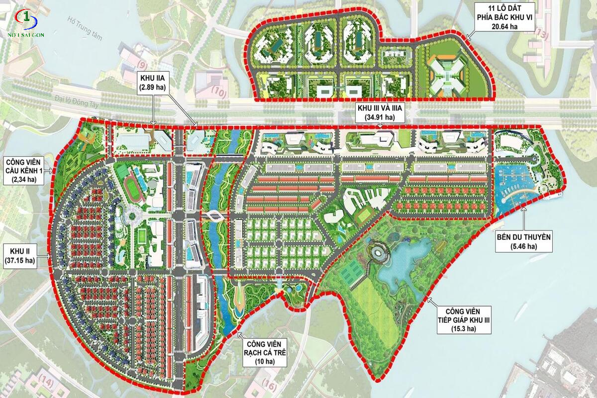 Thiết kế quy hoạch 1/500 lô đất lớn hơn 10 ha